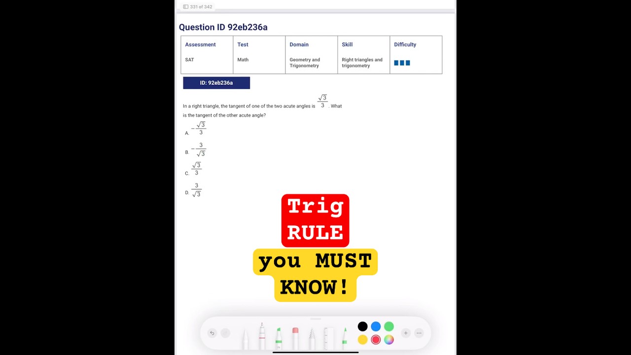 How to Find Tangent in Seconds
