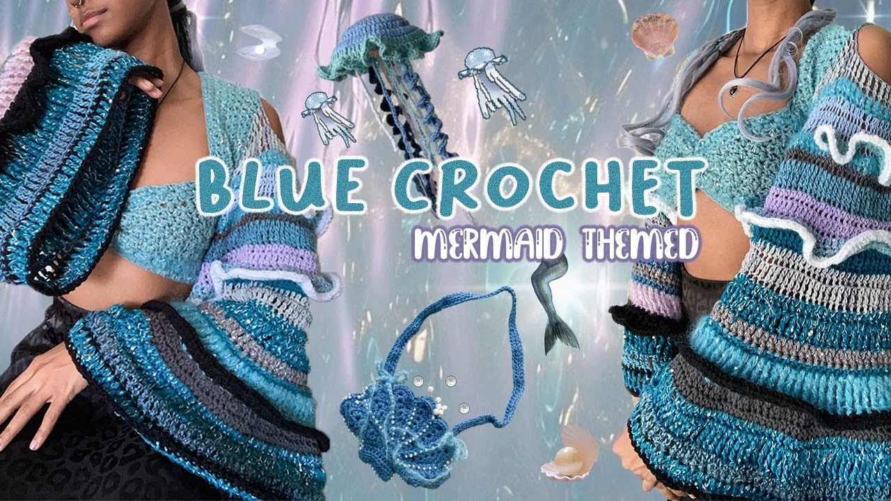 💙 🌊.blue crochet | mermaidcore 🐚