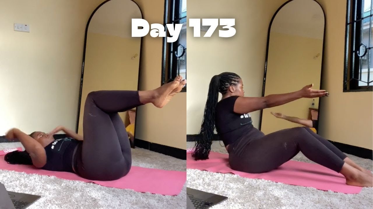 Day 173 Of Getting My Dream Body| Weight Loss Journey| Ab Workout With Janekate