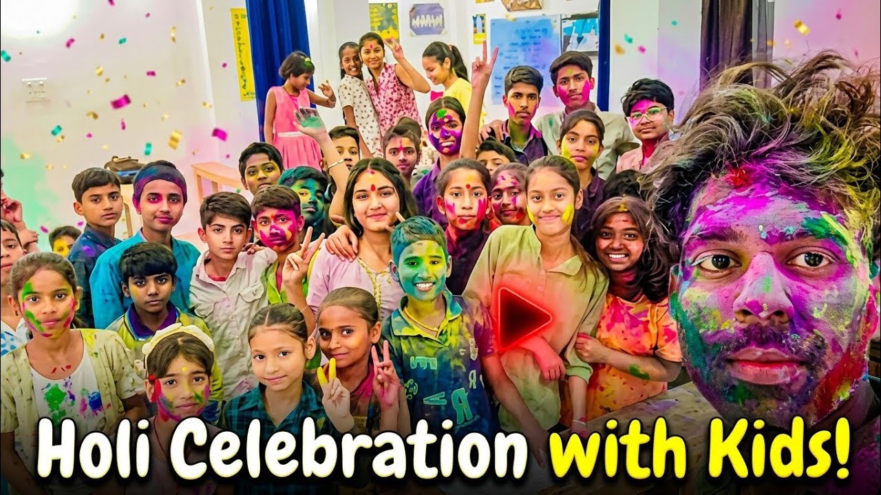 HOLI CELEBRATION IN LET'S UNDERSTAND COACHING INSTITUTE 