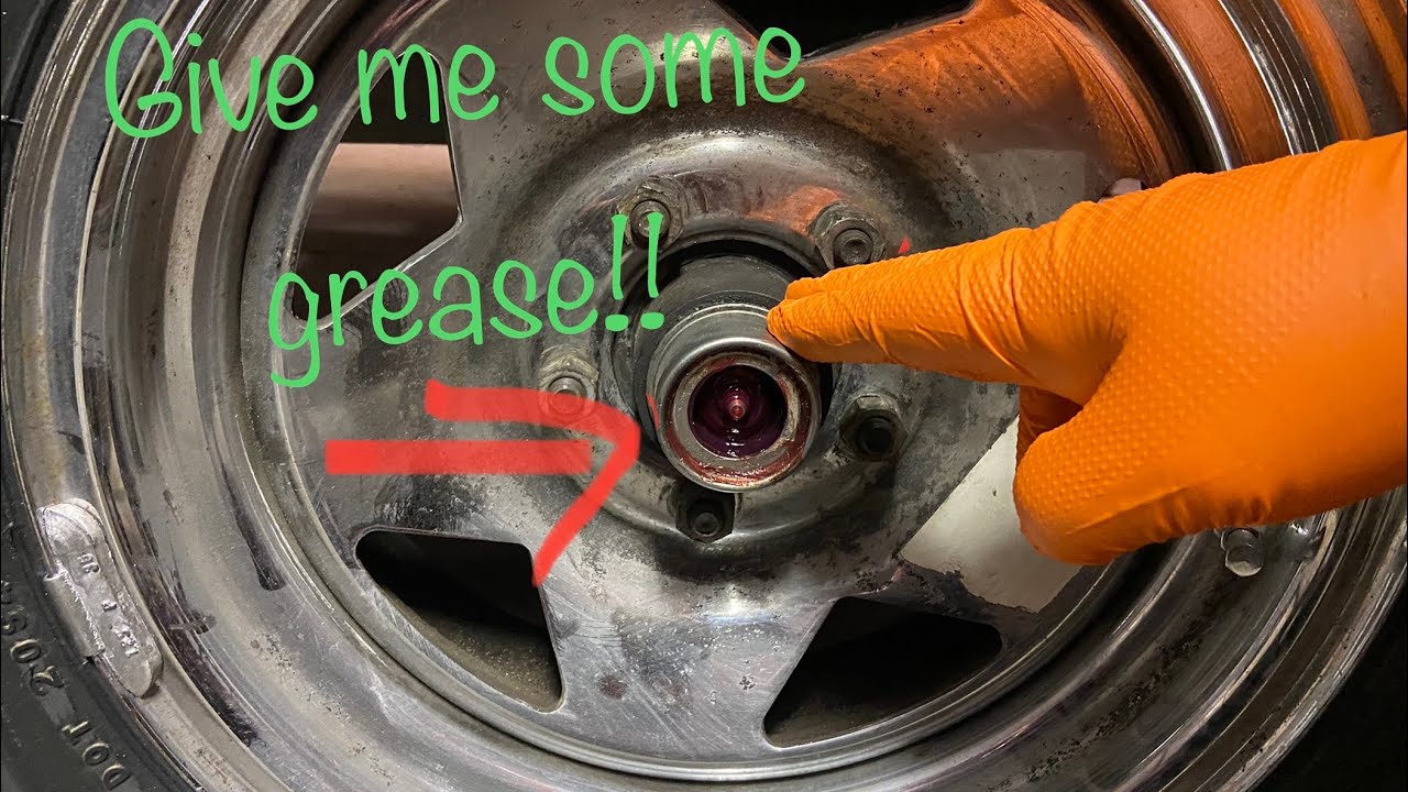 How to grease the wheel bearings on a boat trailer