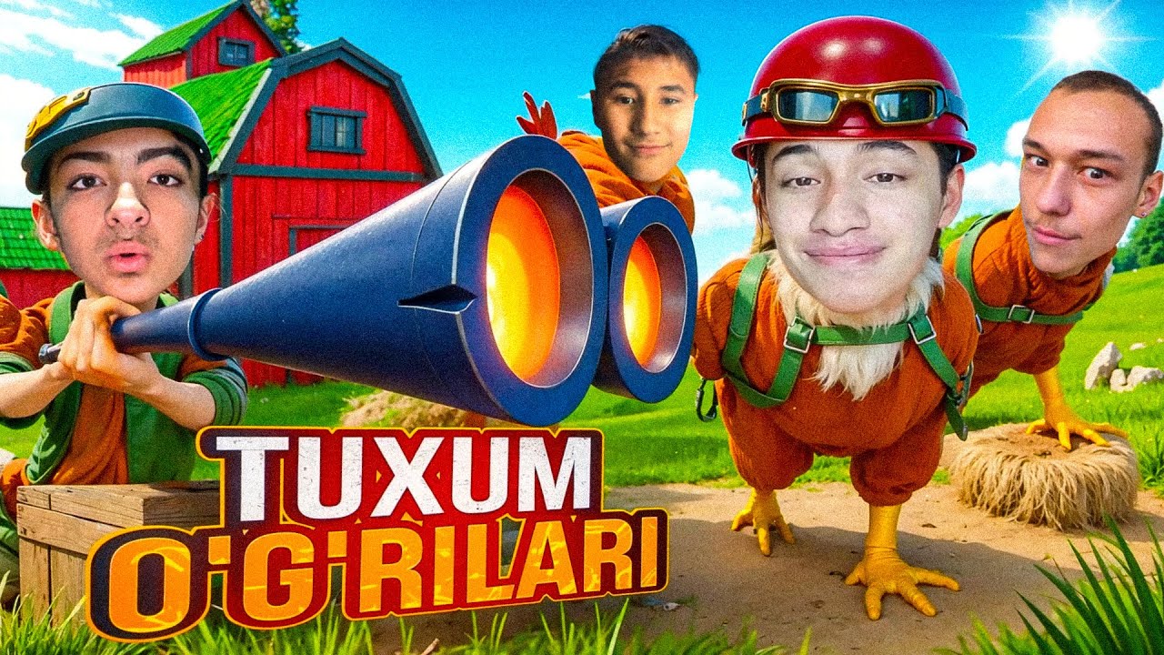 🔥 Tovuq O&lsquo;g&lsquo;rilari: Eng Kulgili Tuxum Reydi! | Komilov Play 🐓🥚