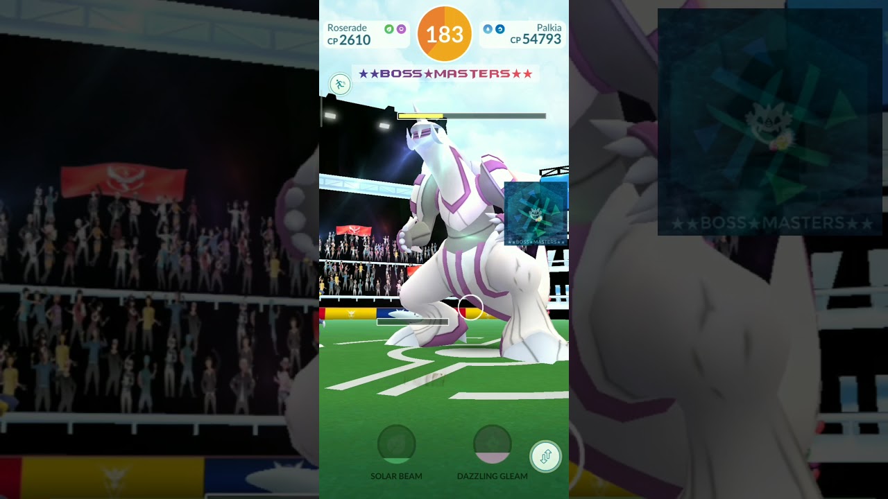 Pok&egrave;monGo | Palkia Raid | Boss Raid | PokeRaids | #Pokeraids #PokemonGo #Palkia Encounter