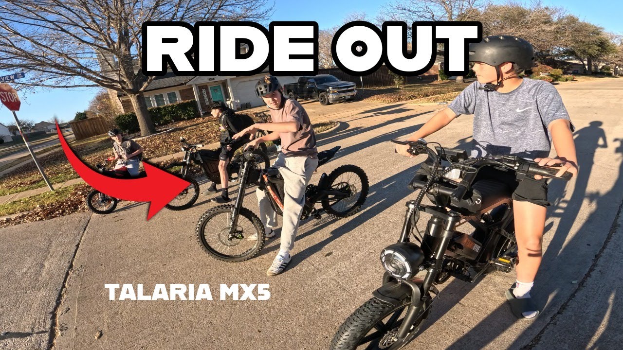 Mini surron ride out!! (Talaria sting mx5)