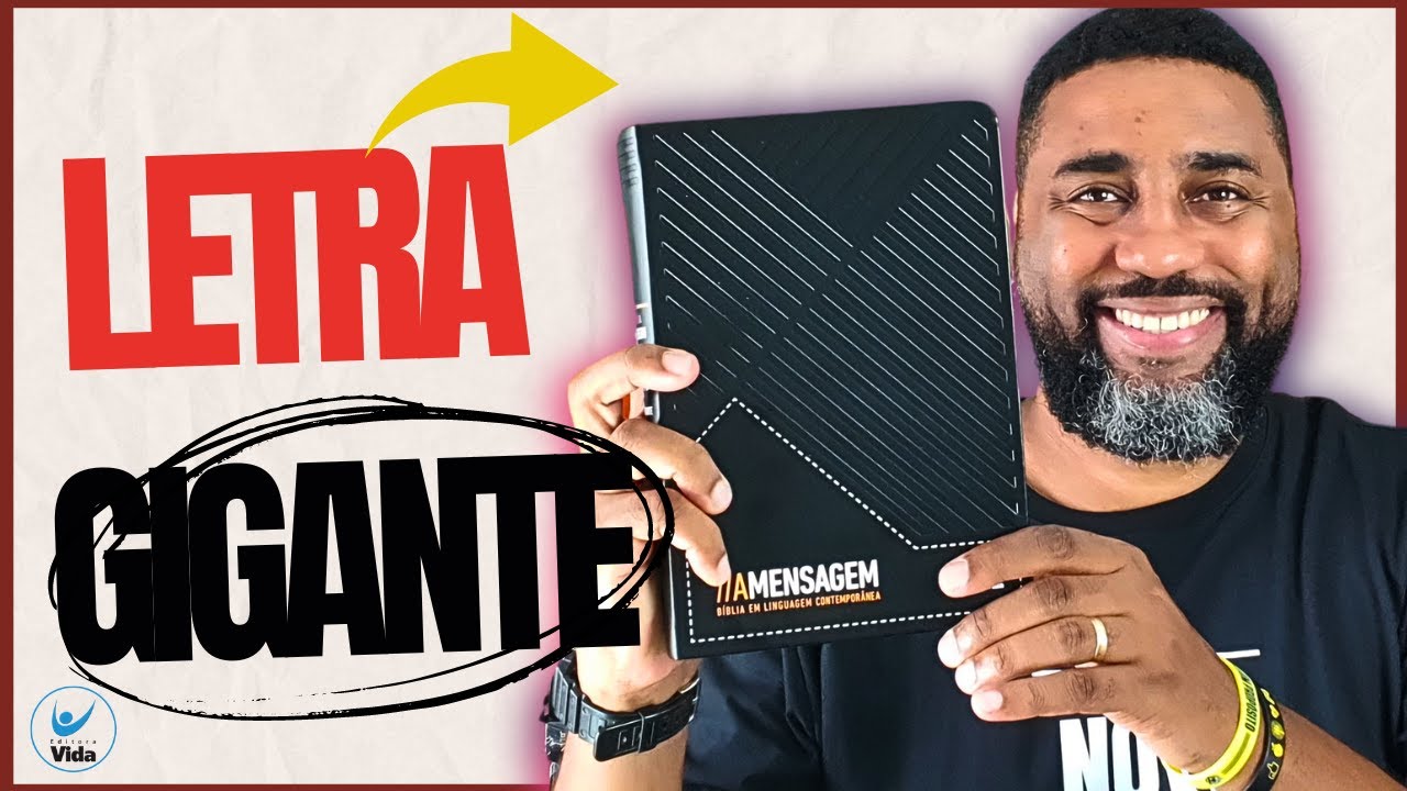 👑REVIEW - BÍBLIA A MENSAGEM - LETRA GIGANTE LUXO PRETA | Flávio Sacramento