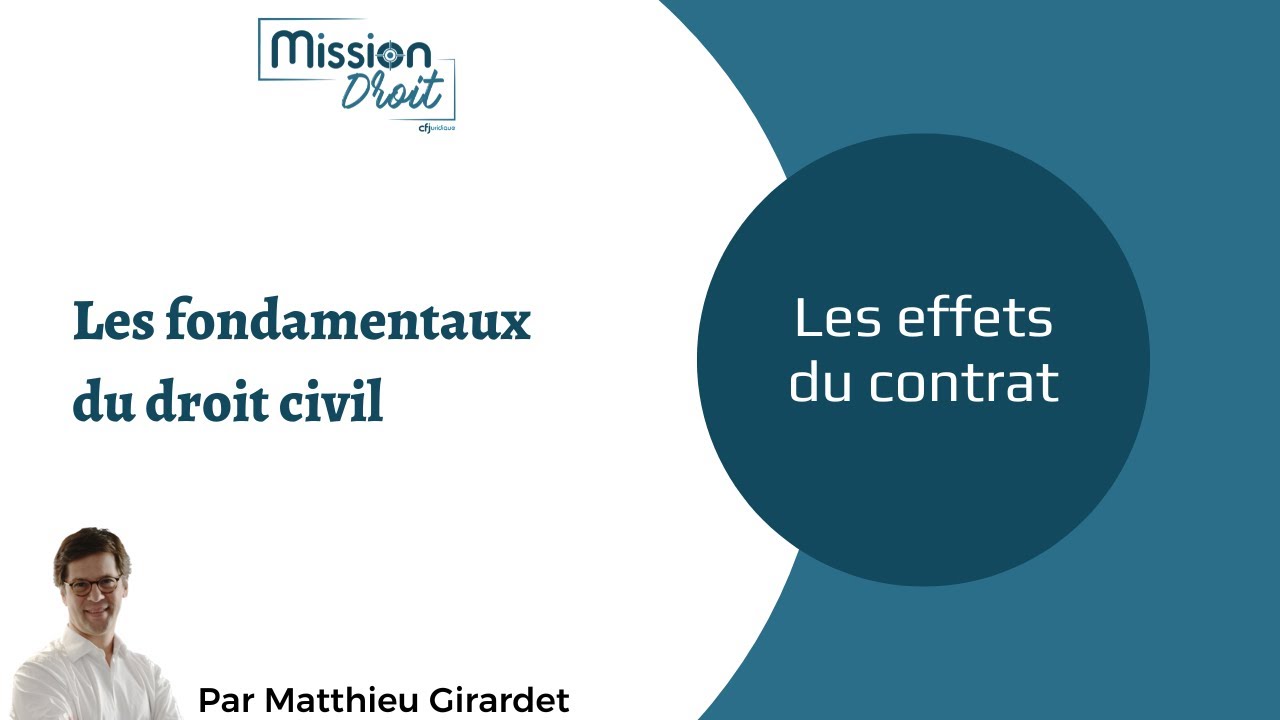 Les effets du contrat