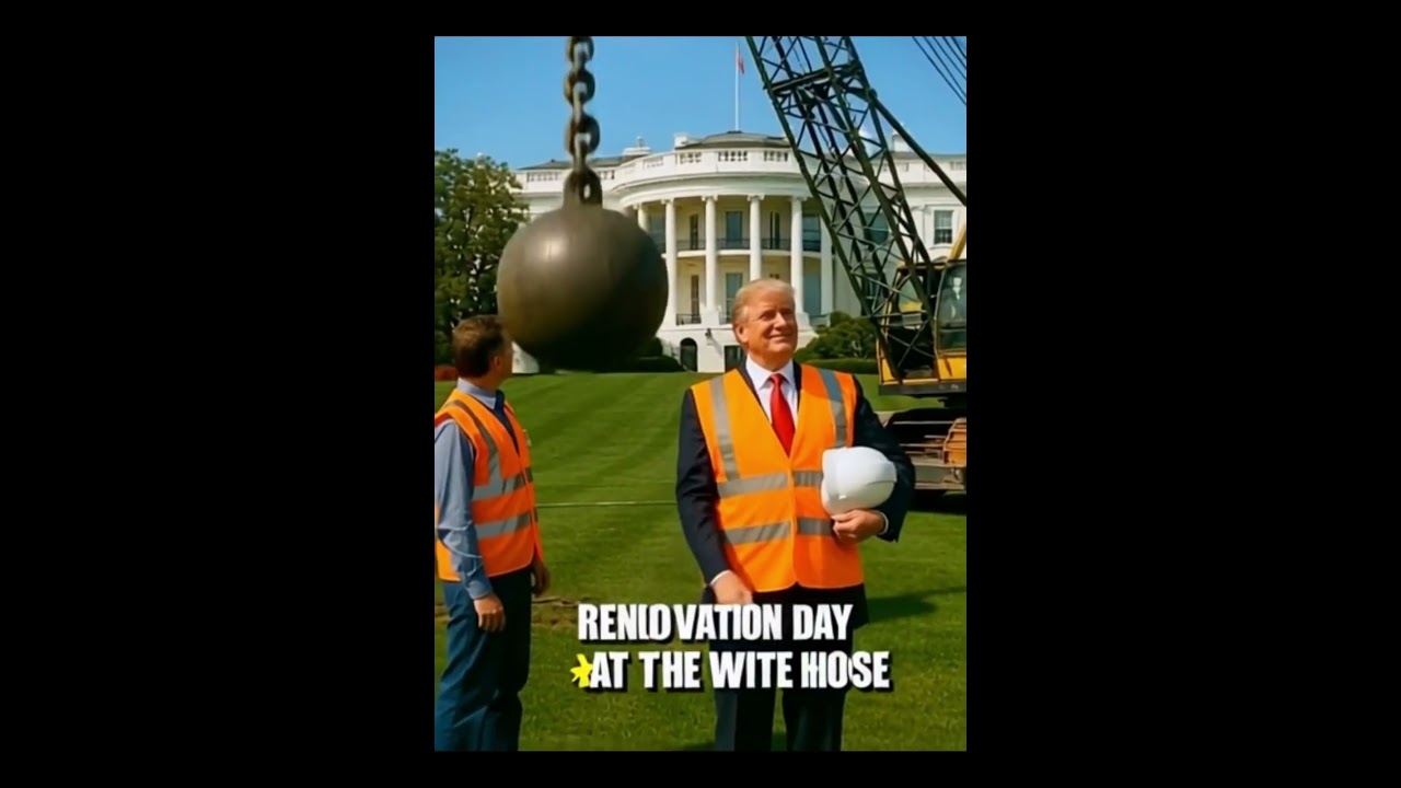 Trump Starts White House “Renovation” for a New King’s Ballroom 😳🏗️