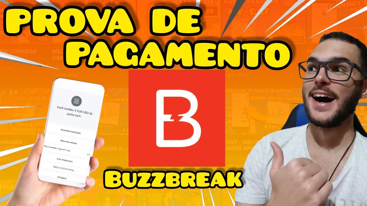 BUZZBREAK - PROVA DE PAGAMENTO | COMO GANHAR DINHEIRO NO BUZZBREAK ✔️