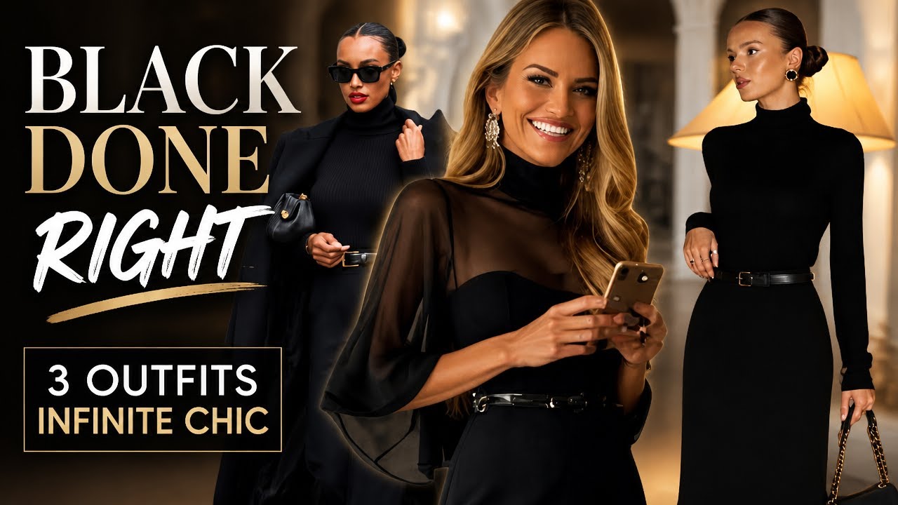 How to Wear Black | The Luxe Outfit Formulas That Always Look Chic