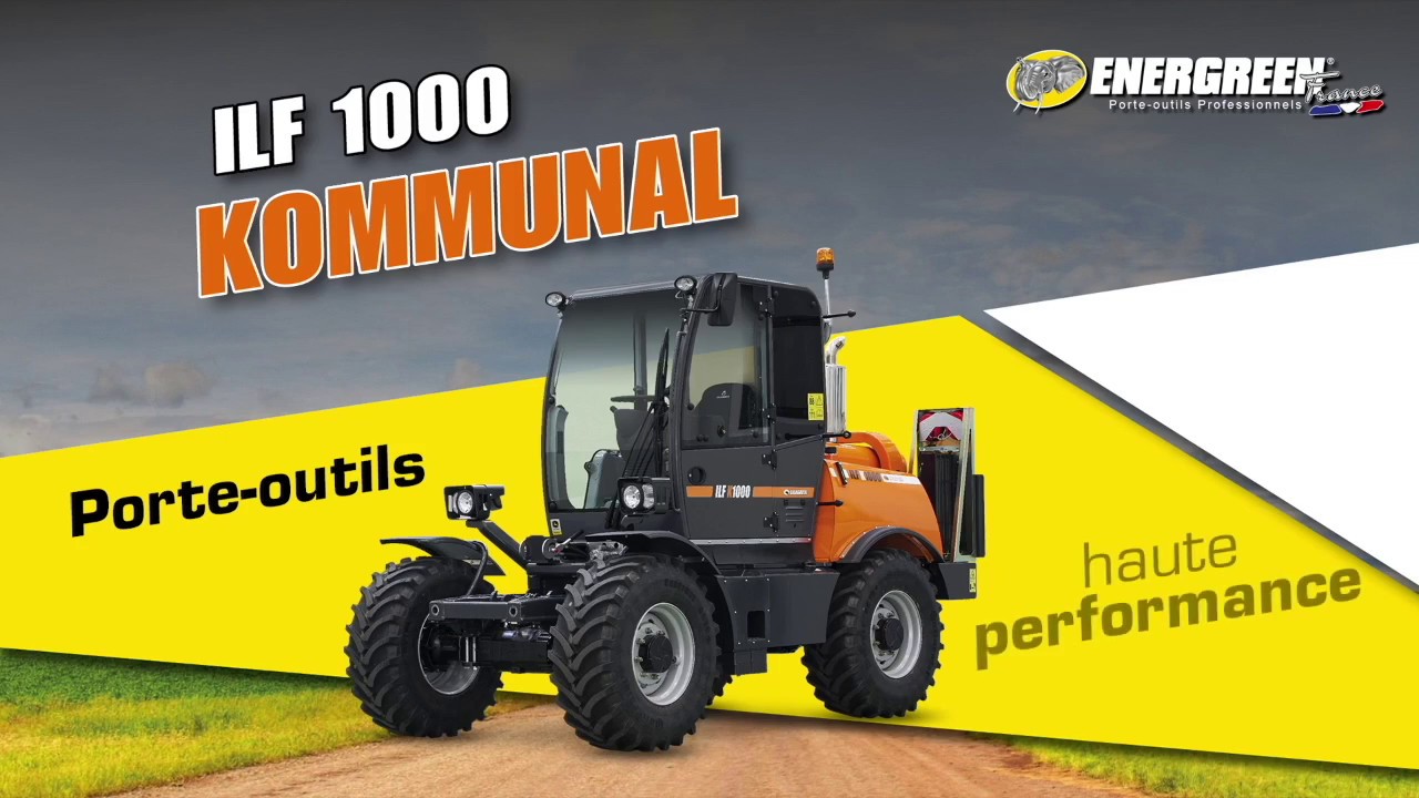 ILF 1000 Kommunal - Porte-outils haute performance - Energreen Fracne