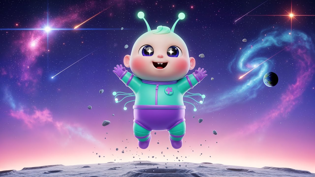 エイリアンベイビー ダンスパーティー 👶👽｜かわいい3Dアニメ