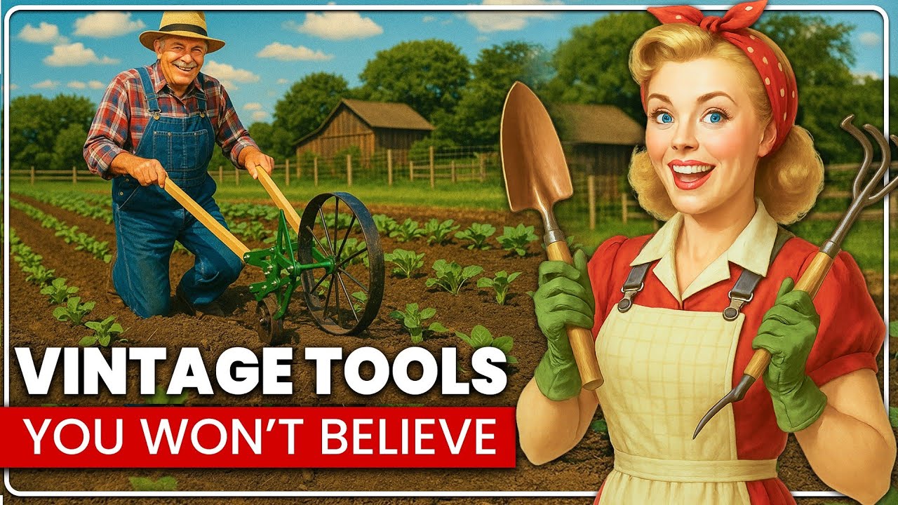 15 Antique Garden Tools From 100 Years Ago You MUST See!