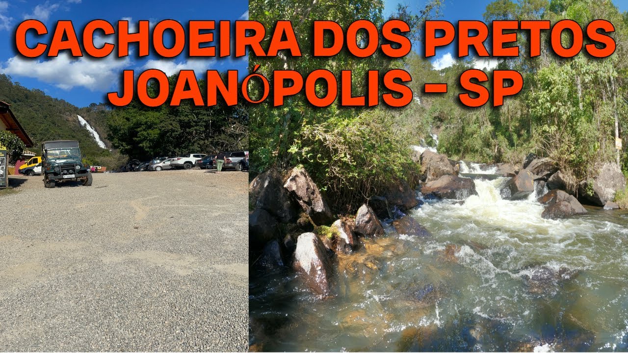 CACHOEIRA DOS PRETOS EM JOAN&Oacute;POLIS SP #viajarfazbem #motovlog #sp #joanopolis #viajar #viagens #moto