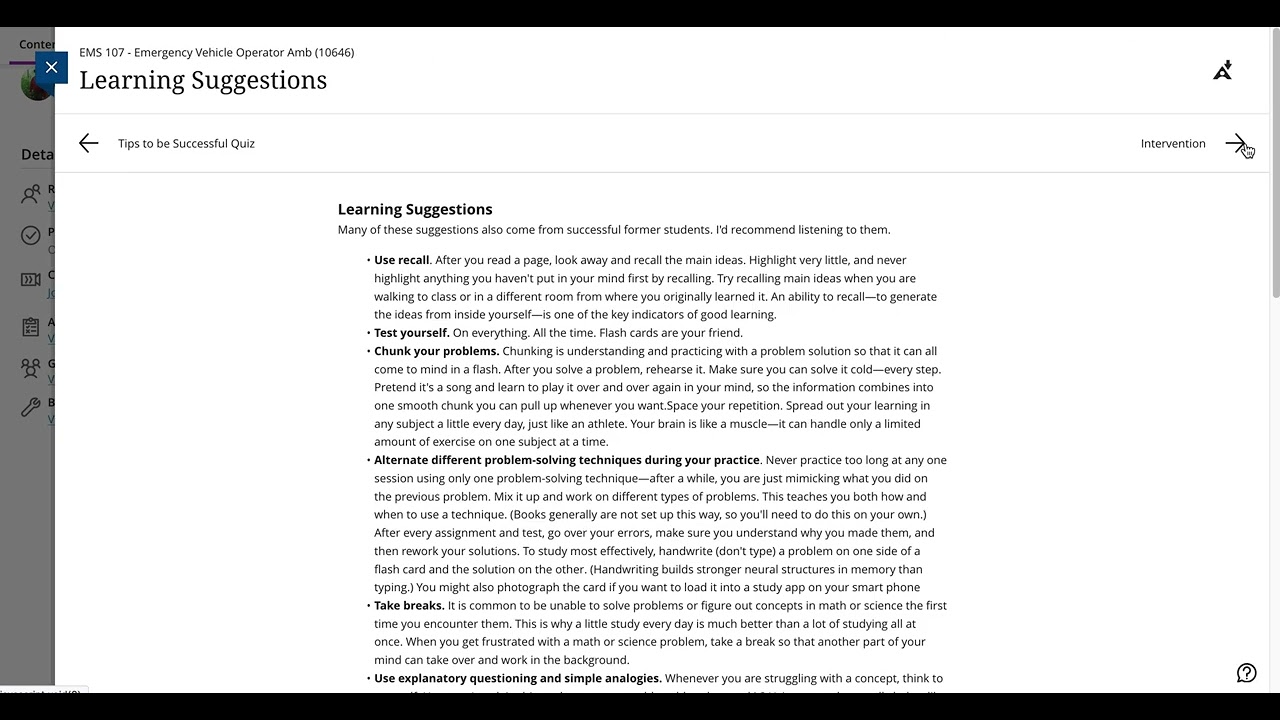 Navigating Assignments in Blackboard