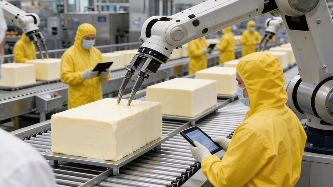 ASÍ Se FABRICA La MANTEQUILLA En MEGA FÁBRICAS