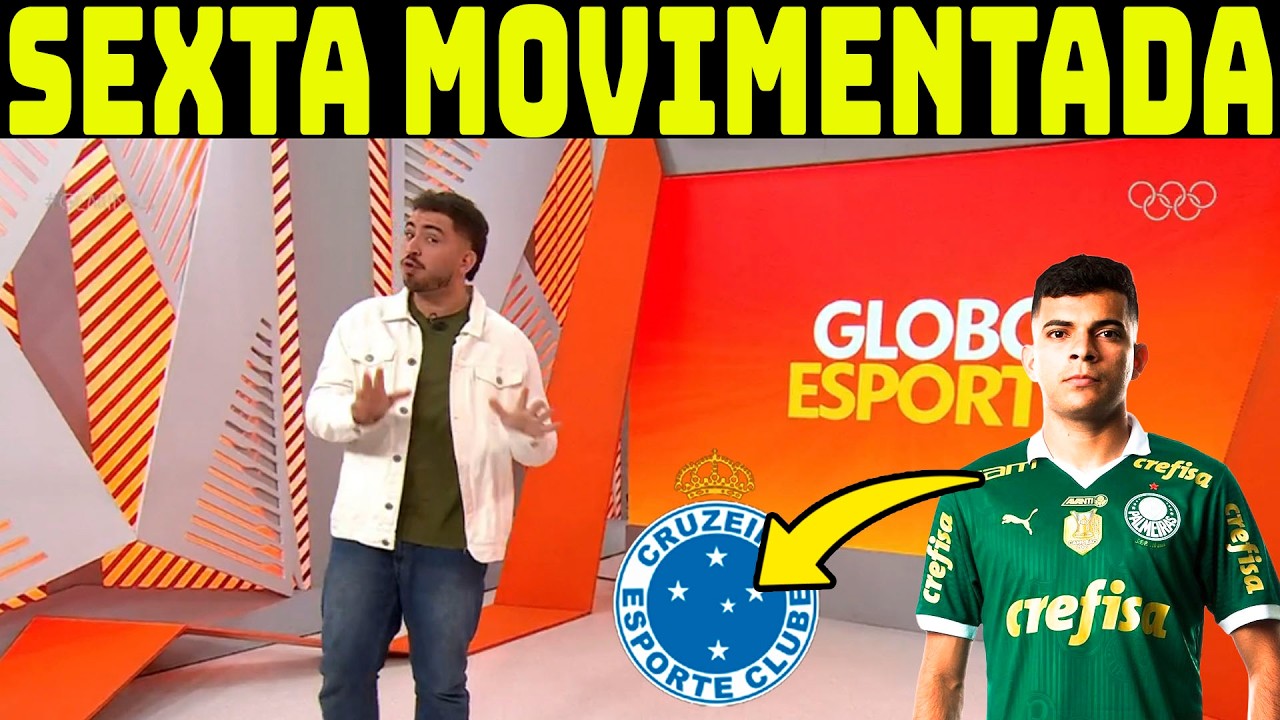 SAIU AGORA! BRUNO RODRIGUES NO CRUZEIRO? SEXTA MOVIMENTADA NO CRUZEIRO!