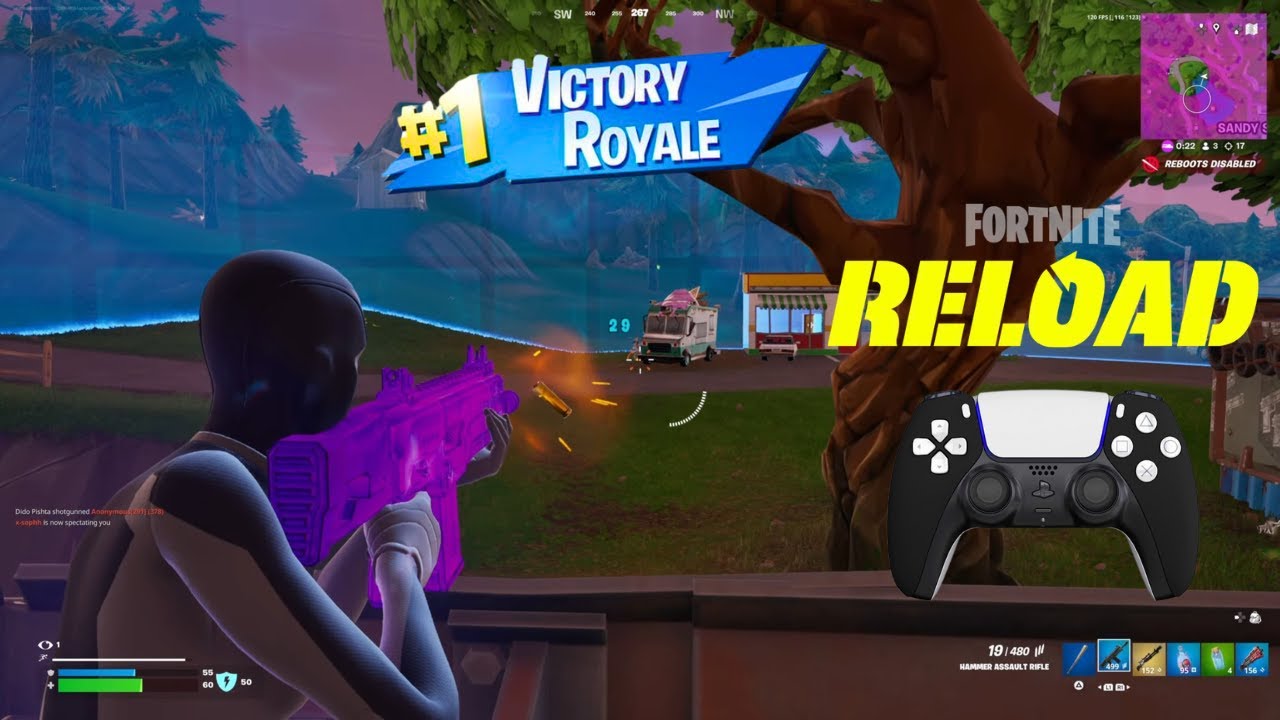 Fortnite Zero Build Reload Gameplay On PS5 | High Kill Solo Gameplay | 120 FPS