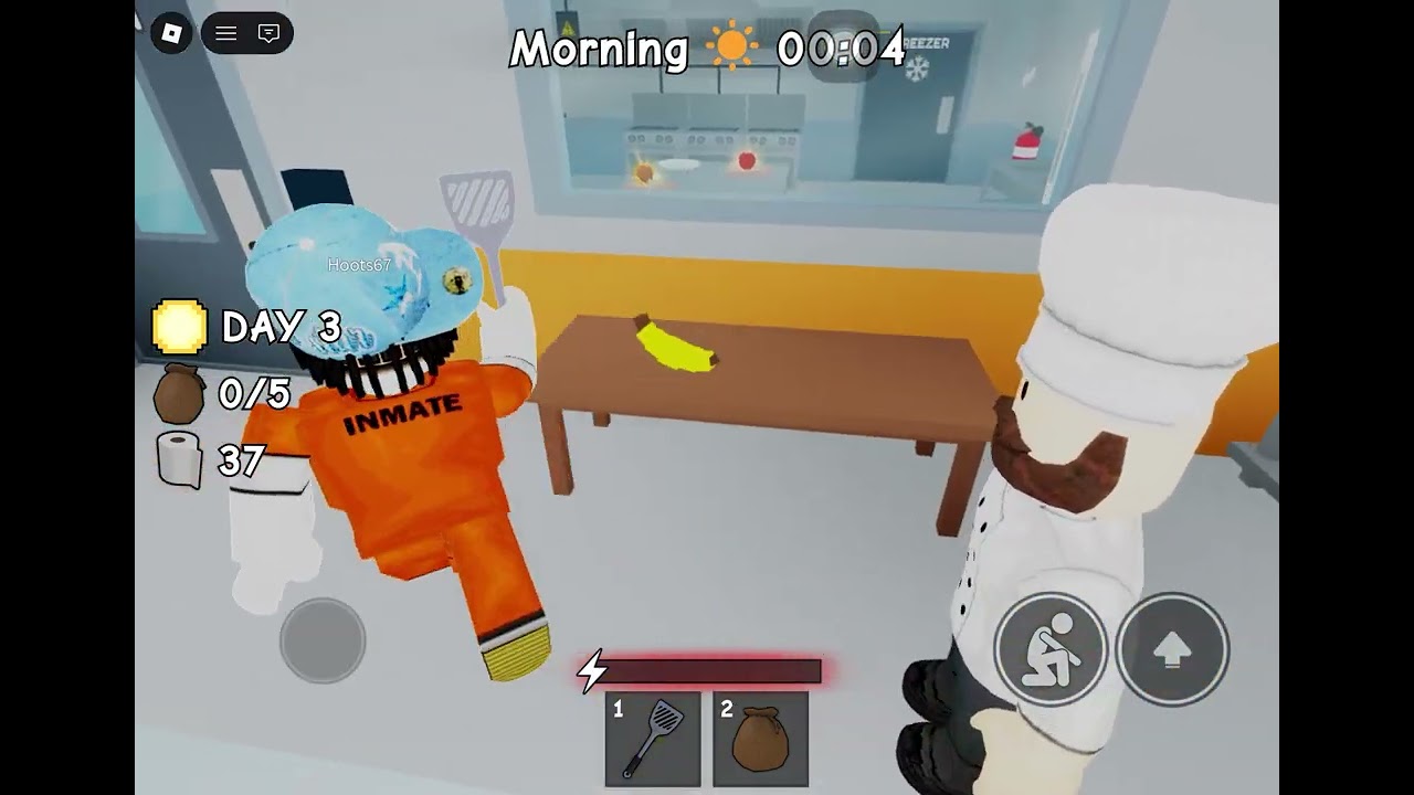 Playing Roblox 
