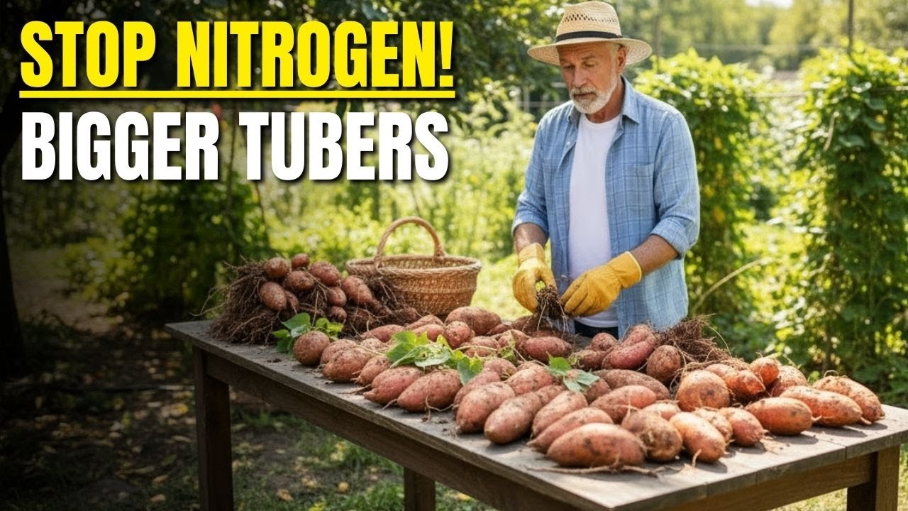 Maximize Your Sweet Potato Yield: Grow Tubers, Not Leaves (BIG Harvest Fix!)