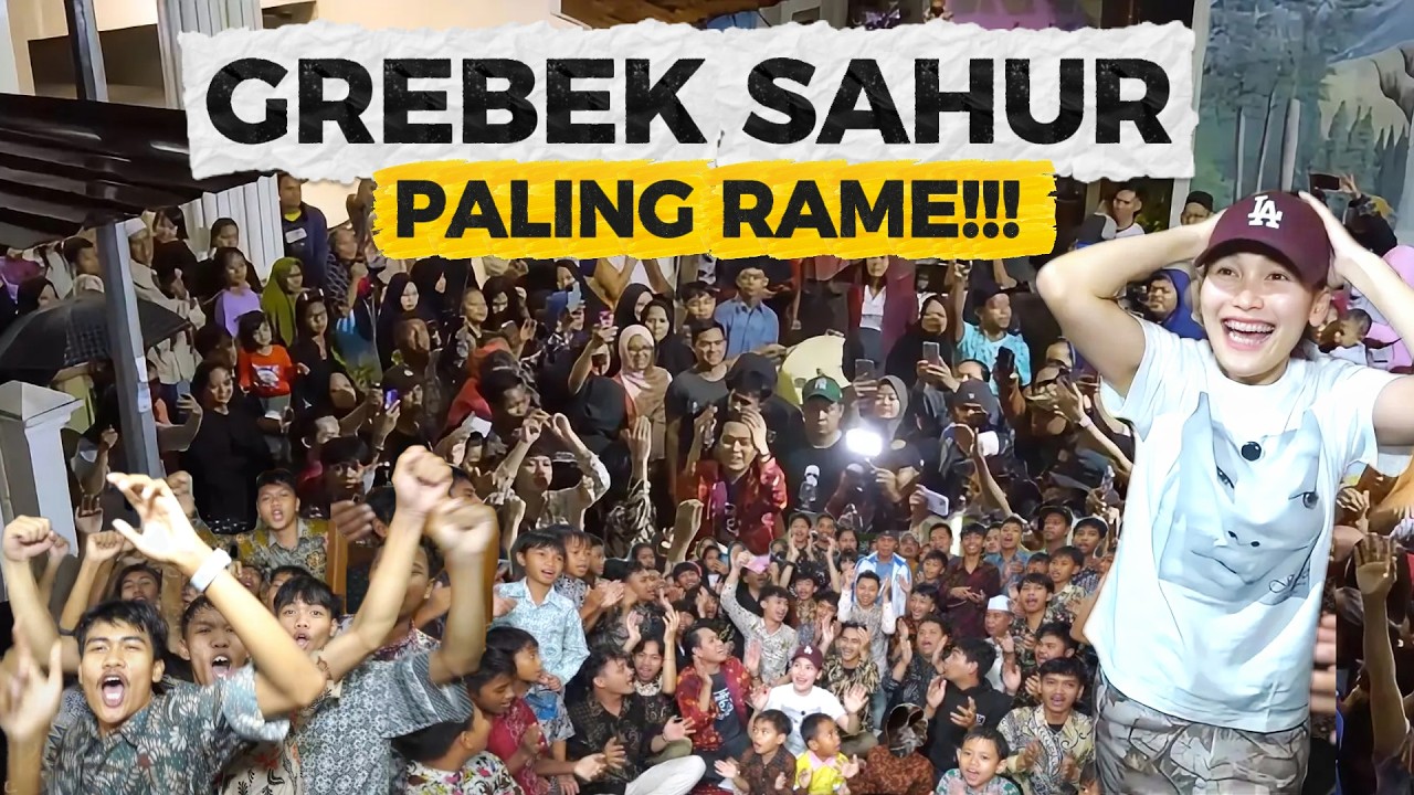 WARGA PADA NGUMPUL LIAT AYU TING TING GREBEK SAHUR DI BOGOR