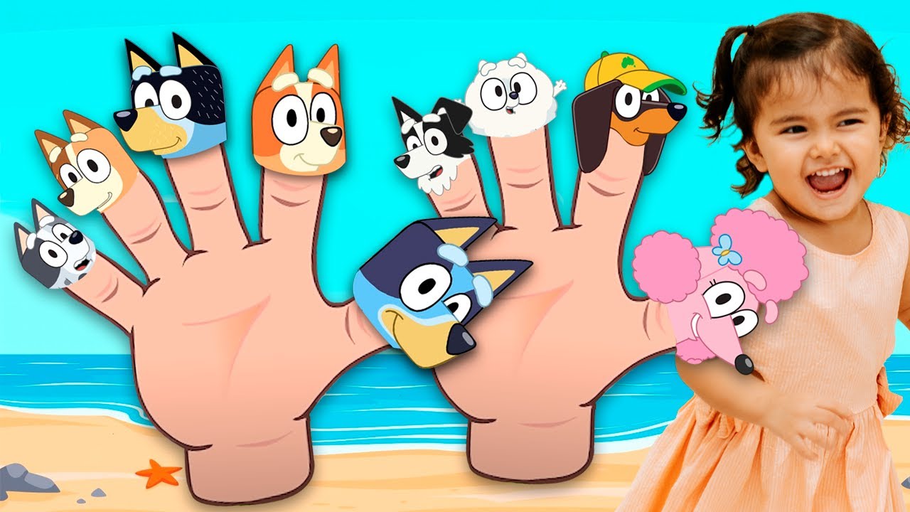 Bluey em Família dos Dedos - Música Infantil por Liz Vidoti