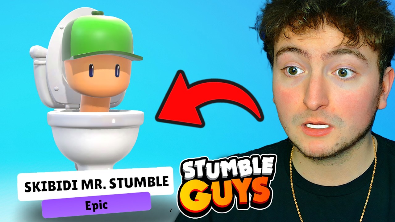 Туалет Skibidi находится в Stumble Guys...