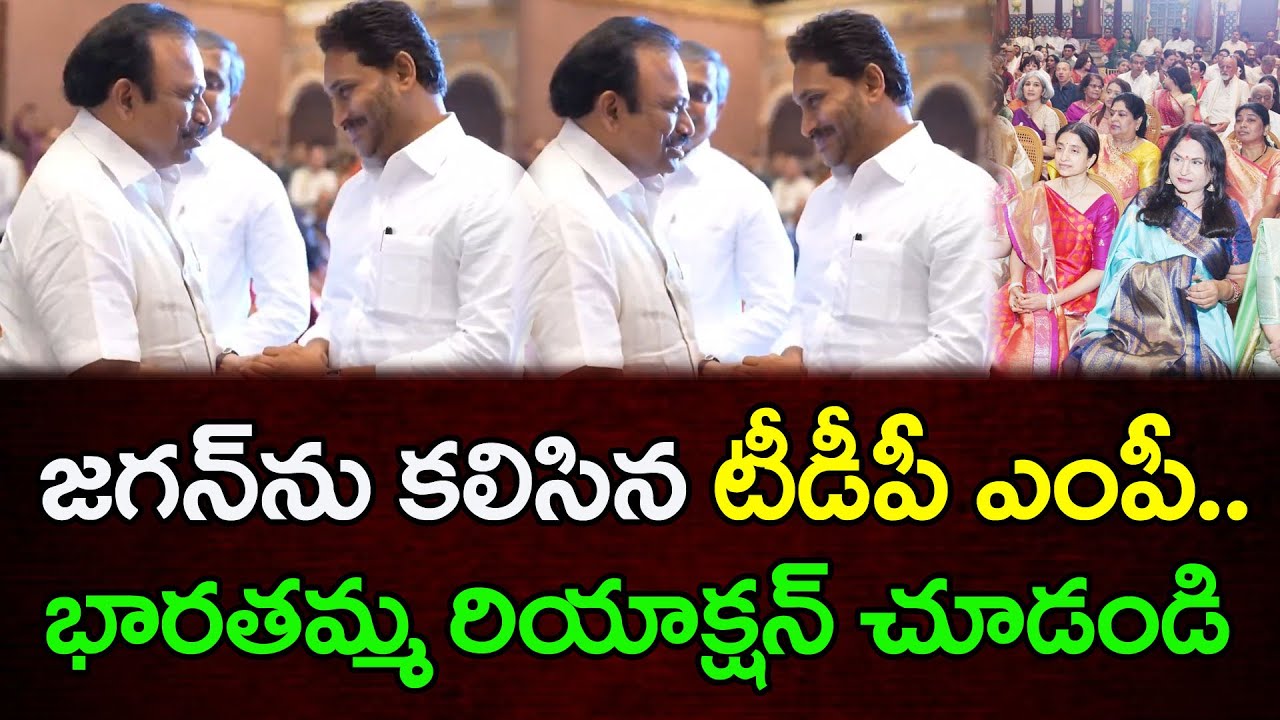 వైఎస్ జగన్ తో టీడీపీ ఎంపీ | TDP MP With YS Jagan : PDTV News