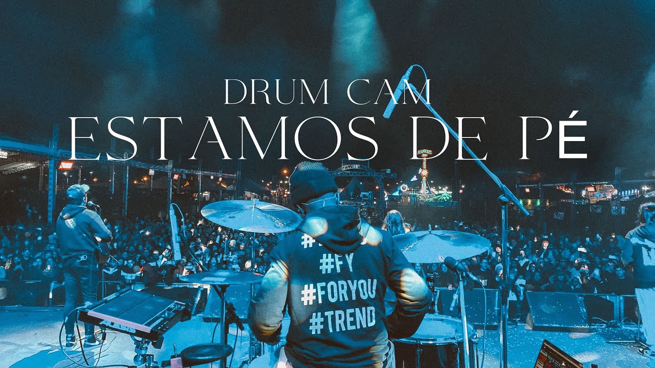 Estamos De Pé | @PrMarcusSallesOficial  | Drum Cam | Baby Batera