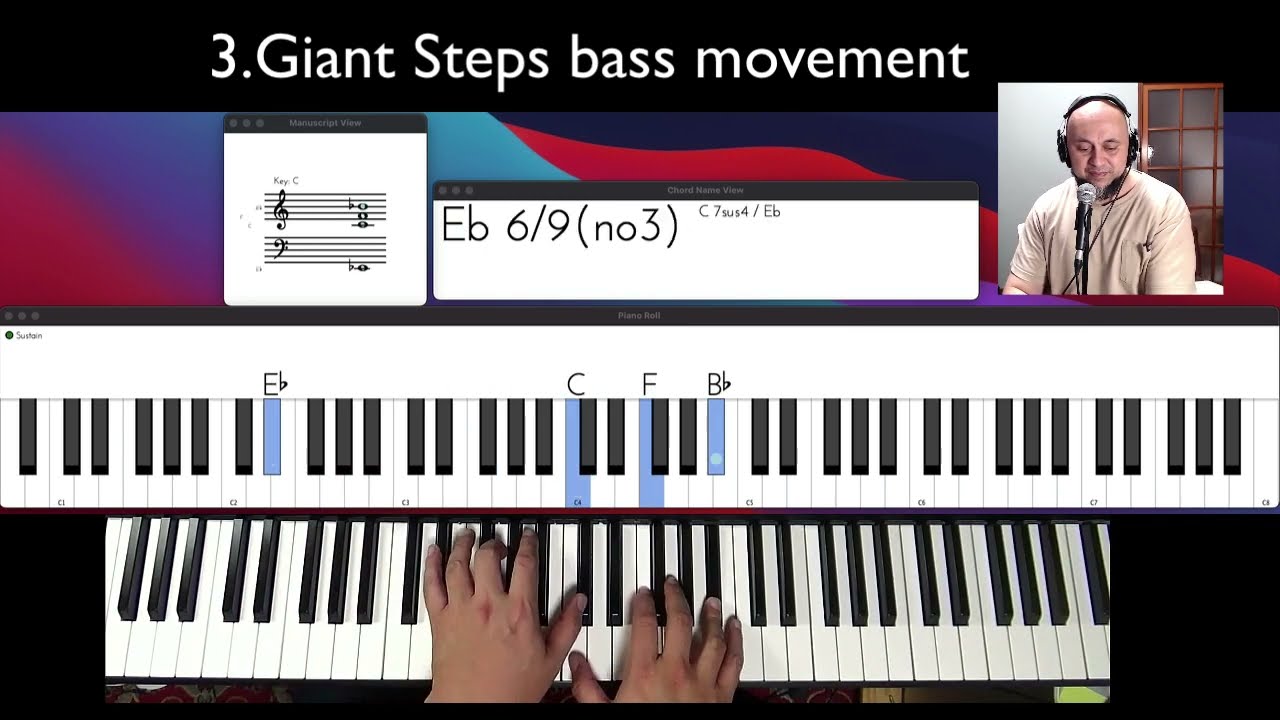 3 quick ways to reharmonize a melody. (Descending, Ascending and John Coltane's Giant Steps!)