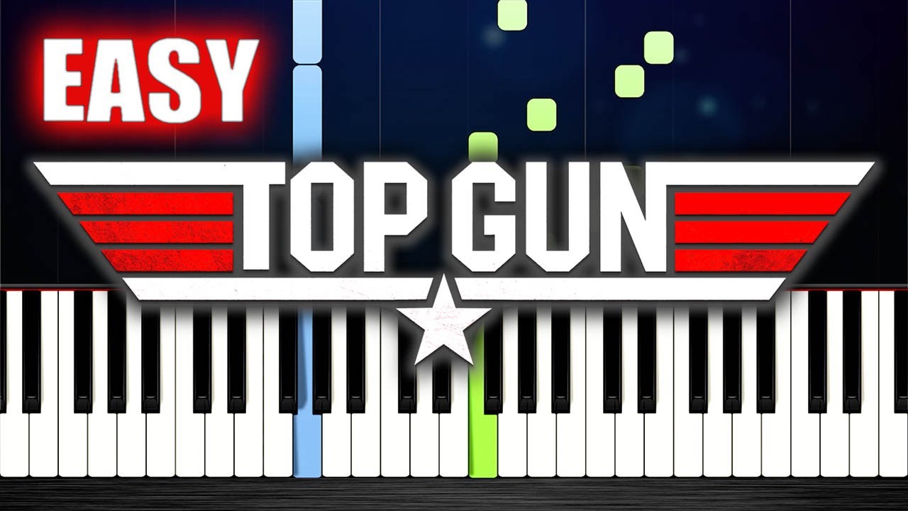 TOP GUN ANTHEM - EASY Piano Tutorial