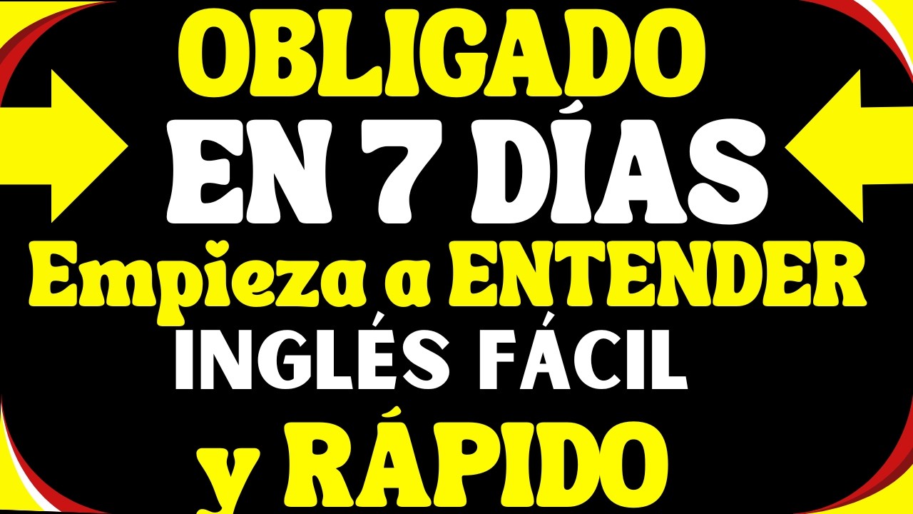 🔥 OBLIGADO EN 7 DÍAS: Aprende INGLÉS con esta conversación diaria 🚀