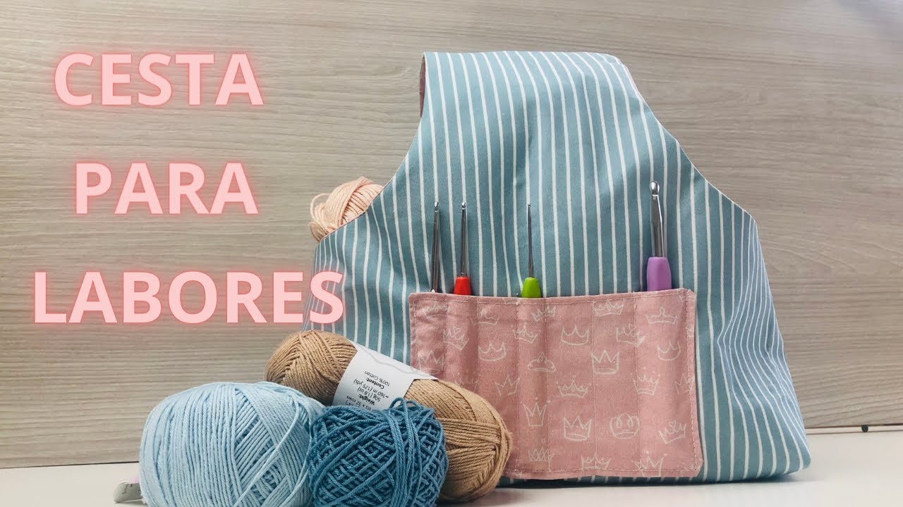 Cesta para Labores con Patrón Gratis