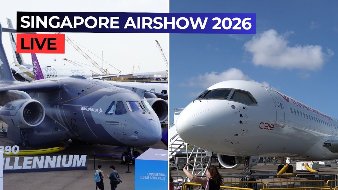 LIVE : Singapore Airshow 2026