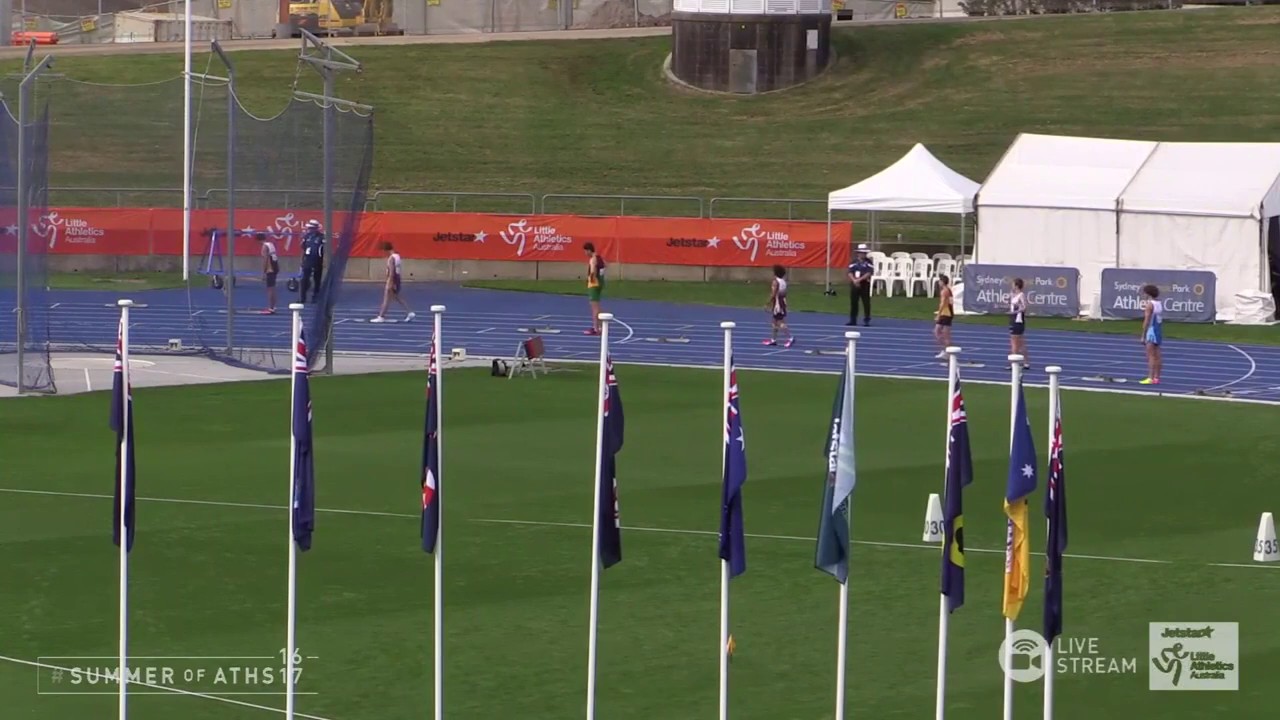 U13 Boys 200m - Final 1 - Asics Australian Little Athletics Championships