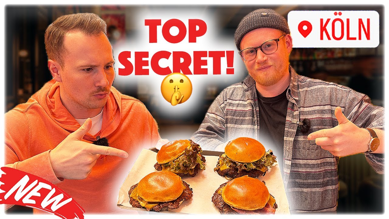 2 TOP SECRET SMASHED BURGER IN KÖLN?! 🍔 Beste TIPPS aus der COMMUNITY | Schmitz² auf der Spur! 🔎