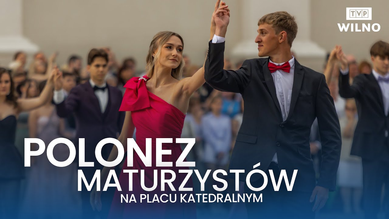 Polonez Maturzystów na placu Katedralnym 2025