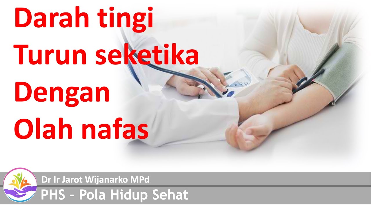 darah tinggi dan insomnia - Dr. Ir. Jarot Wijanarko M.Pd