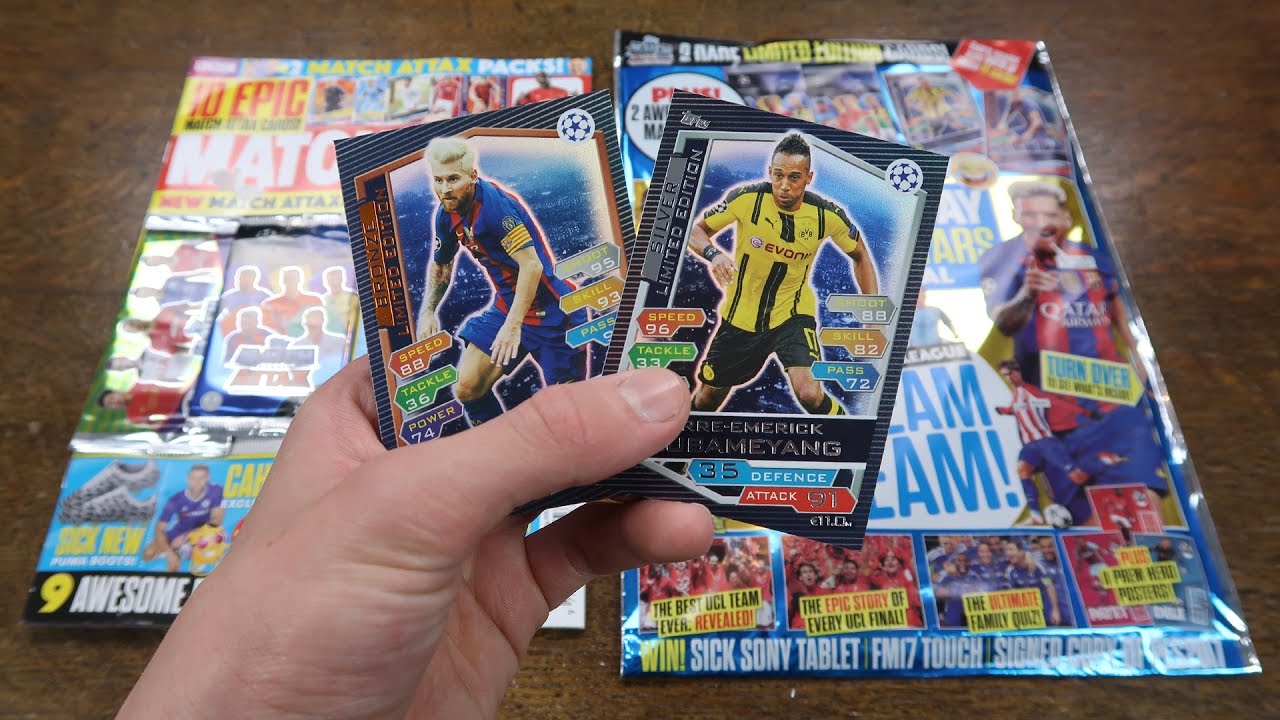 2 LIMITED EDITIONS! MOTD Euro Special & Issue #439 - Match Attax Champions League 2016/17