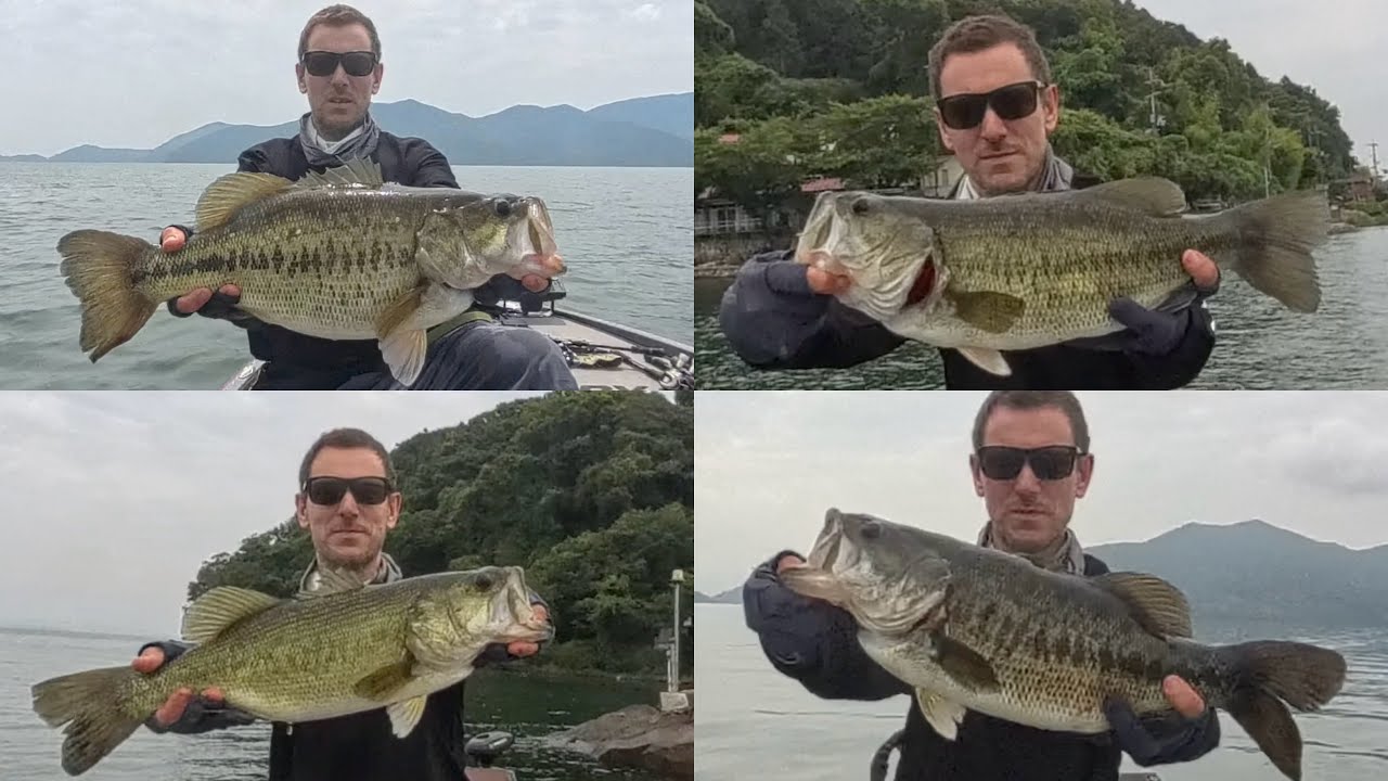 Lake Biwa bass Fishing / Pesca al bass sul lago Biwa / 琵琶湖バス釣り/ 배스낚시 비와호