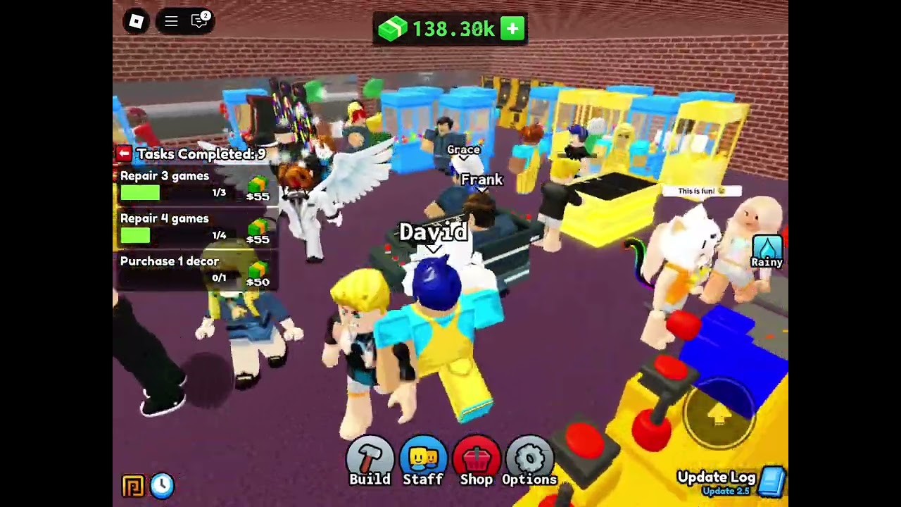 My arcade Roblox exclusive video 😃