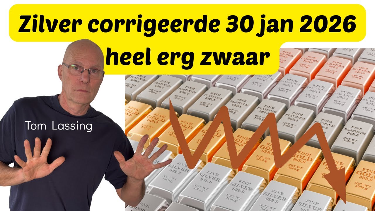 En daar was ie dan, de zware zilver correctie