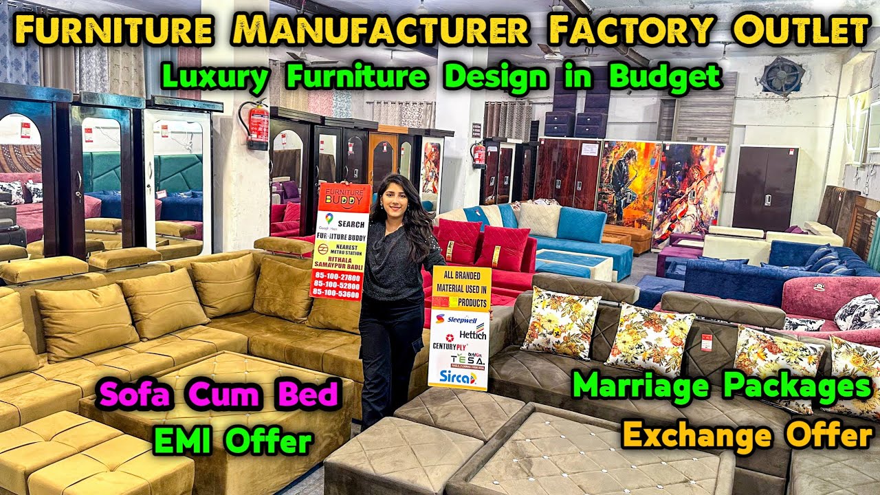 Furniture Factory Outlet | Furniture Market in Delhi | Furniture Manufacturer in Delhi | SofaCum Bed