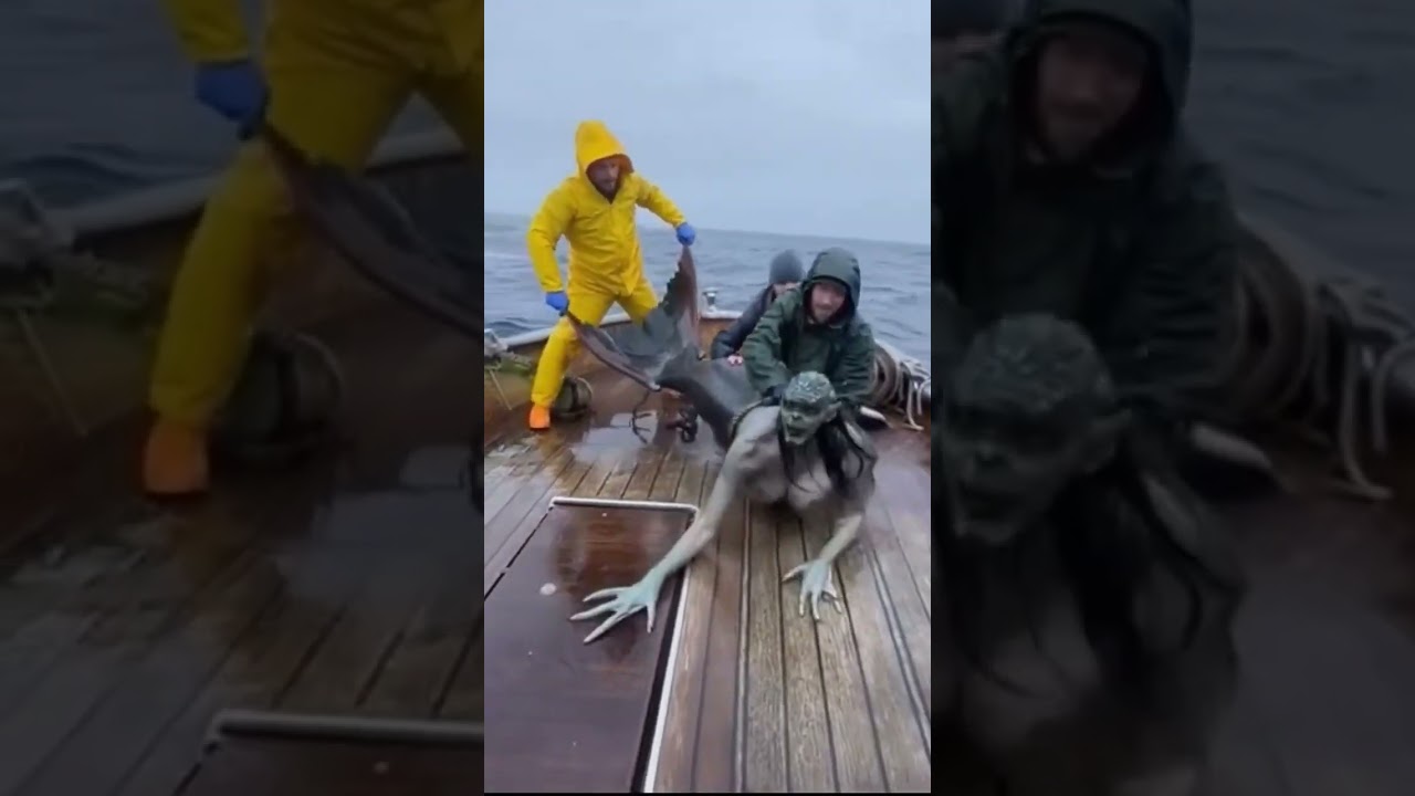 Mermaid or Monster? Viral Ocean Footage Sparks Global Debate #ocean #sea #mermaid #mermaids #fish
