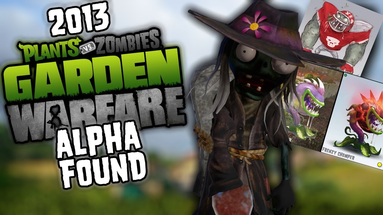 Что скрыто в этом Garden Warfare 1 Alpha