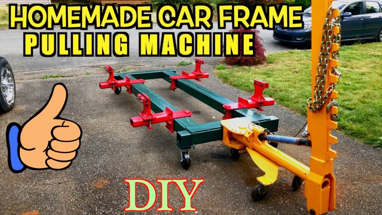 ✅ Home Made car body frame machine, Frame rack, Collision Repair Equipment, Universal DIY Jig