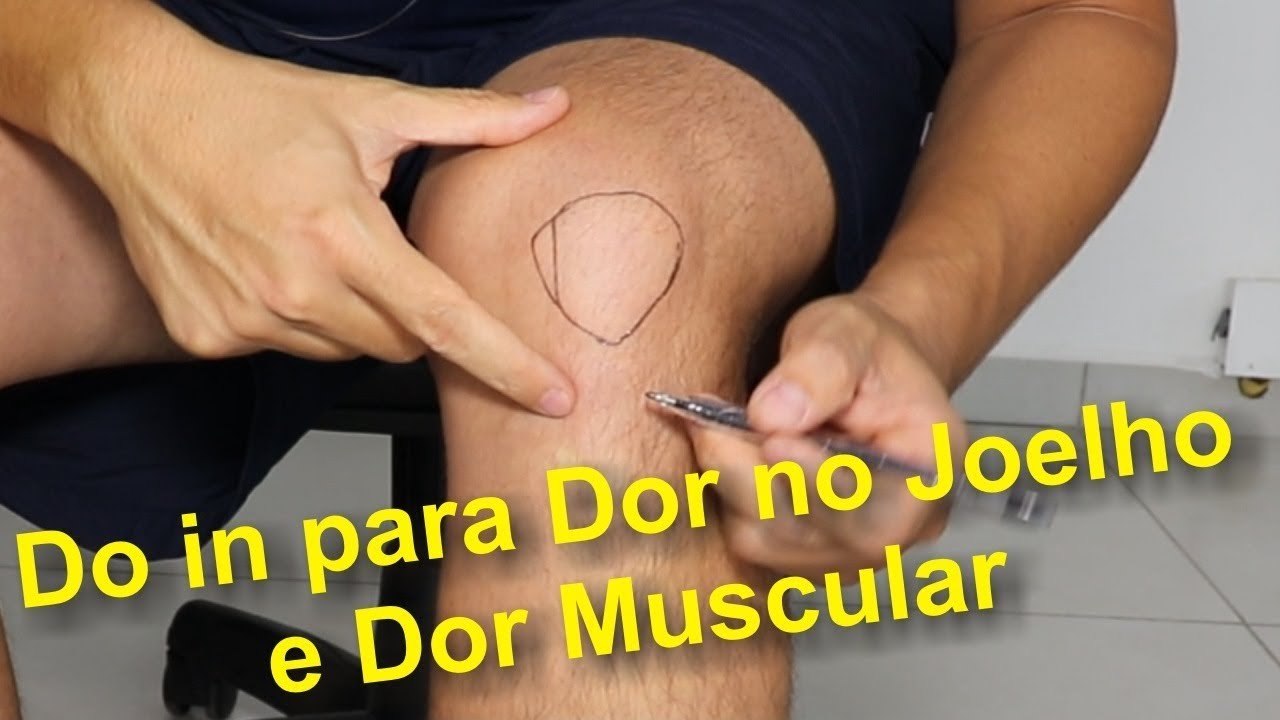 Pontos de Acupuntura para DOR, Dor no Joelho e Dor Muscular (Do-in)