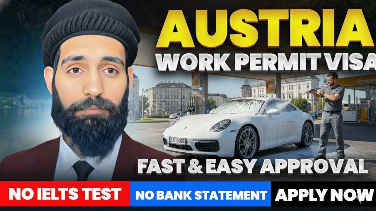 Austria 🇦🇹  Work Permit for Car Wash Workers 2026 – Big Update & Latest Guidelines!