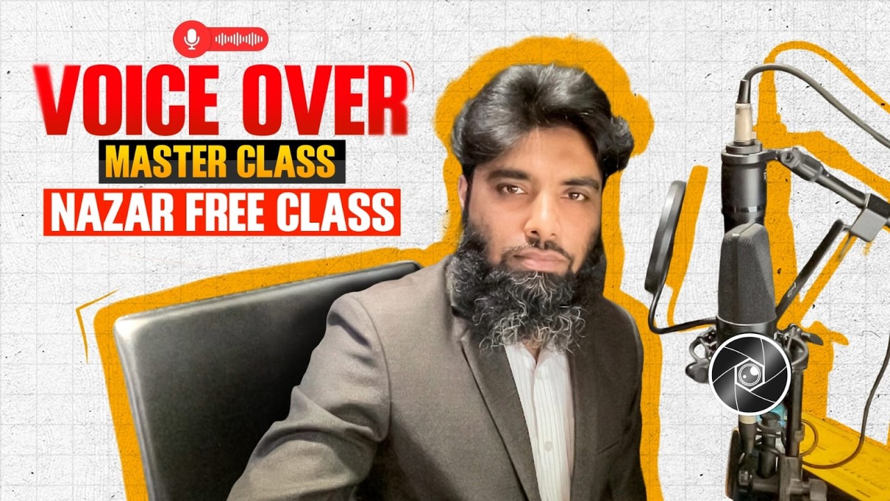 Voicer Over Masterclass by Jewel bhai of NAZAR | Nazar Free Class