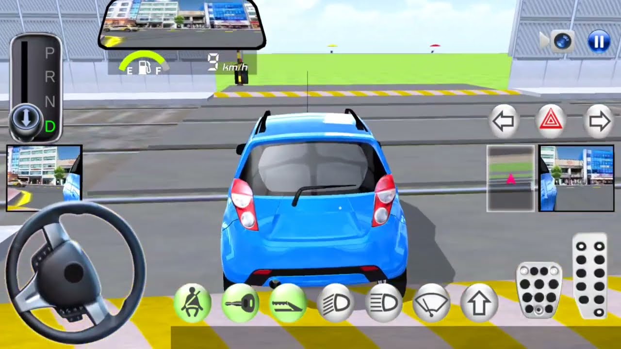 Bullet Train Crash Car 3D Driving Class #shorts #3ddrivingclass