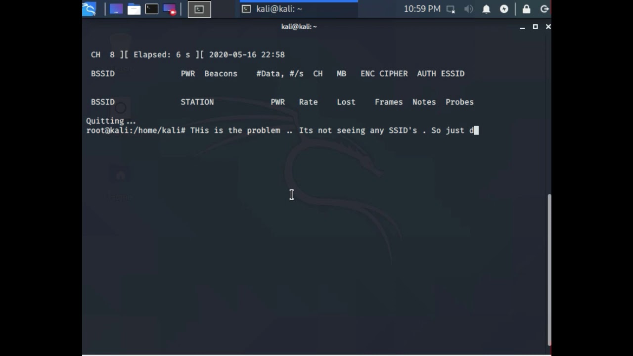 Fix airodump-ng wlan0mon not working [FOR KALI 2020.2]